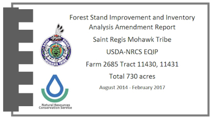 Forest stand improvement and inventory analysis amendment report - PDF document